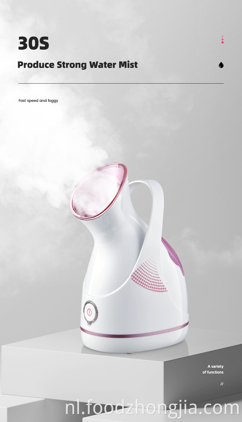 Professionele mini elektrisch huis hete mist nano spray spa sauna stoomboot voor gezichtsbehandeling